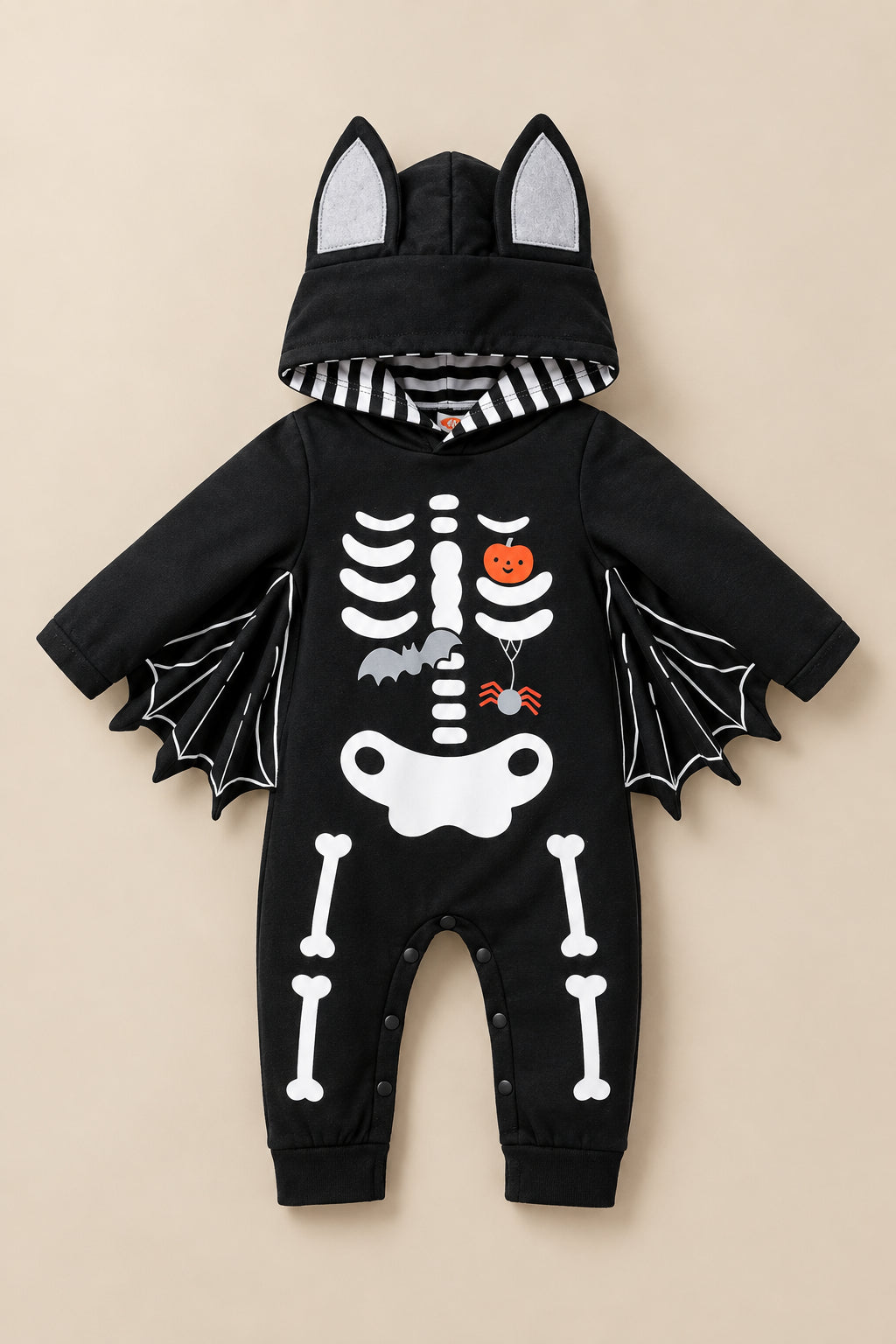 CHASON Hooded Halloween Bat Costume Romper (3–24M)