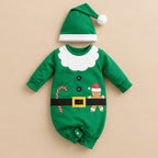 CHASON Gingerbread Man Christmas Romper (0–18M)