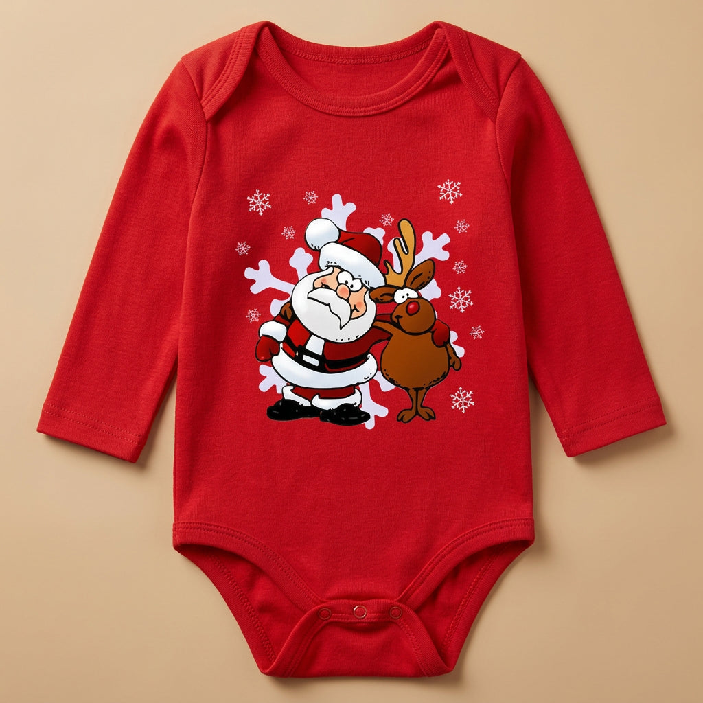 CHASON Baby Red Bodysuit (0-12M)