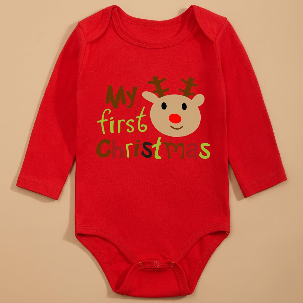 CHASON Baby Red Bodysuit (0-12M)