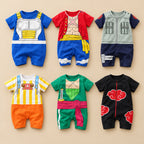 CHASON Short-Sleeve Anime Cosplay Romper (0–12M)