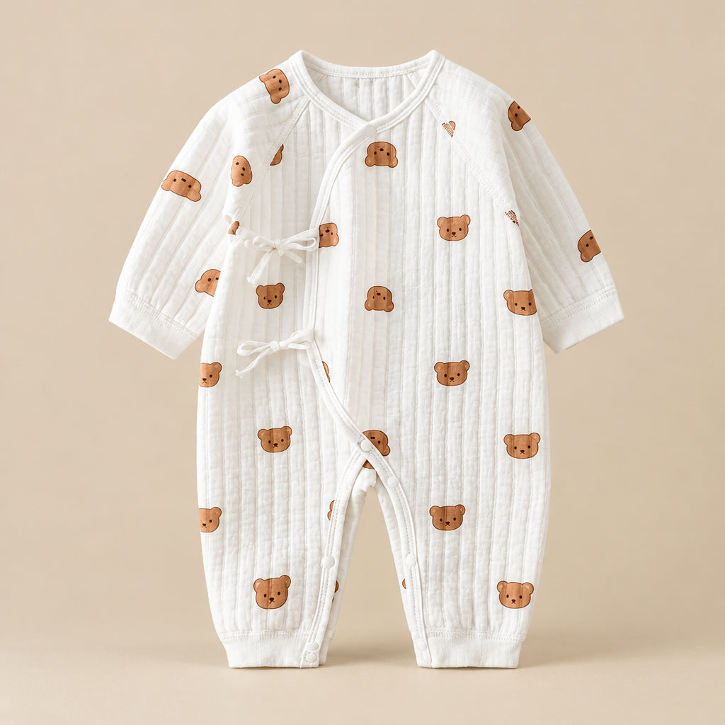 CHASON Long-Sleeve One-Piece Pajamas (0–6M)