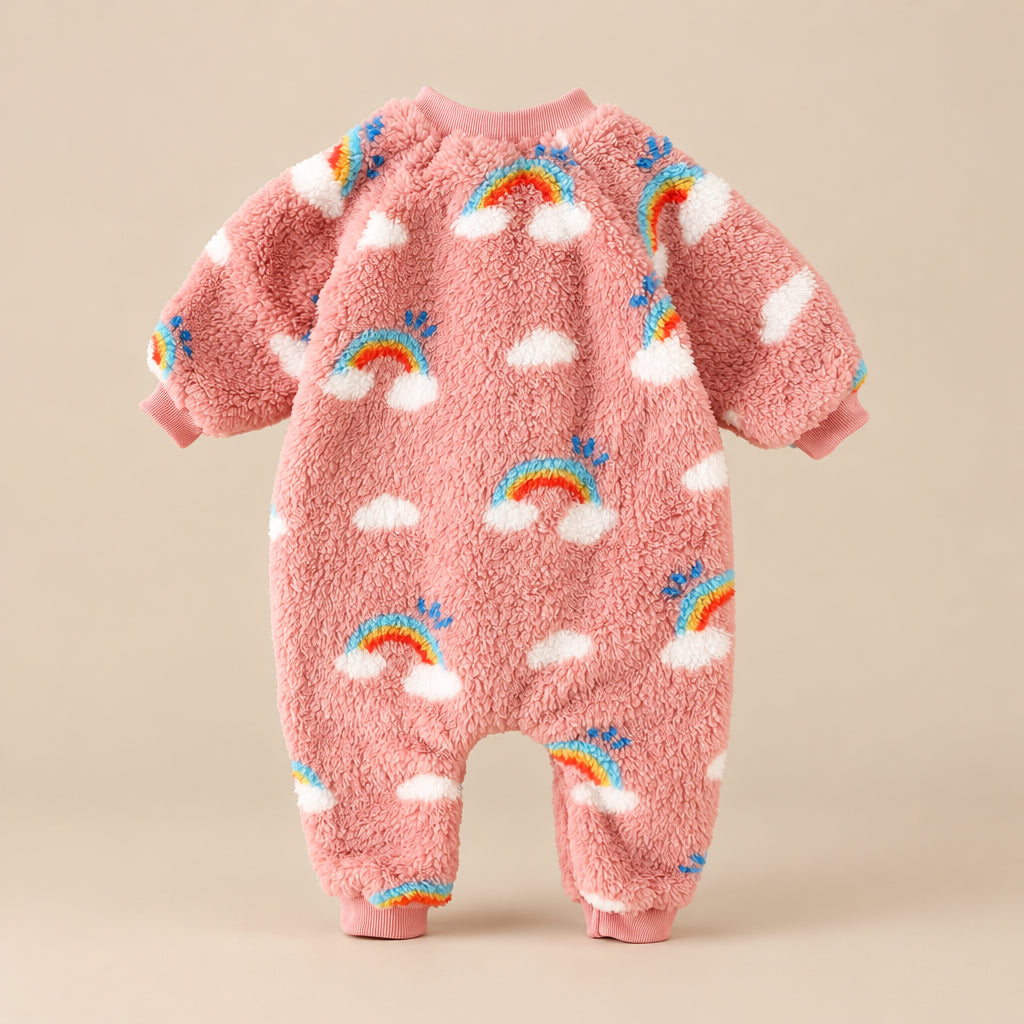 CHASON Cozy Warm Long-Sleeve Jumpsuit (3–24M)