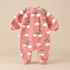 CHASON Cozy Warm Long-Sleeve Jumpsuit (3–24M)