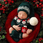 CHASON Knitted Christmas Hat (0–1Y)