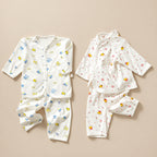 CHASON Baby Clothes Long Sleeve Top + Long Pants (0-3M)