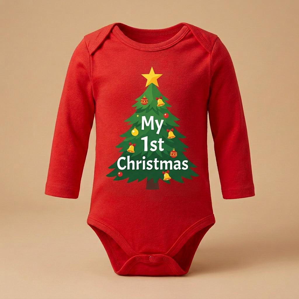 CHASON Baby Red Bodysuit (0-12M)