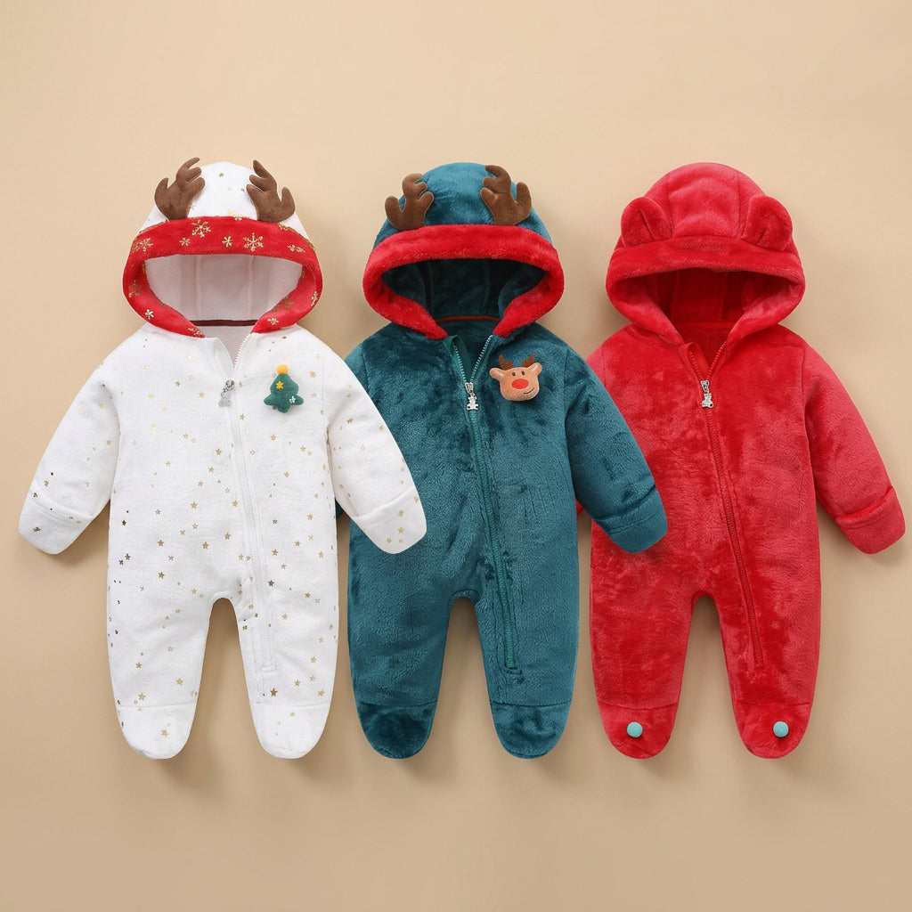 CHASON Baby Christmas Jumpsuit (3-12M)
