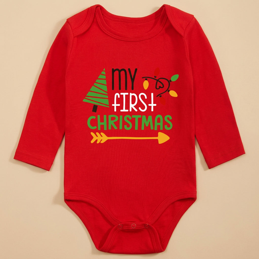 CHASON Baby Red Bodysuit (0-12M)