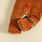 CHASON Gingerbread Man Costume Romper (0–24M)