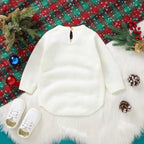 CHASON Baby Christmas Warm Sweater Romper (0-18M)