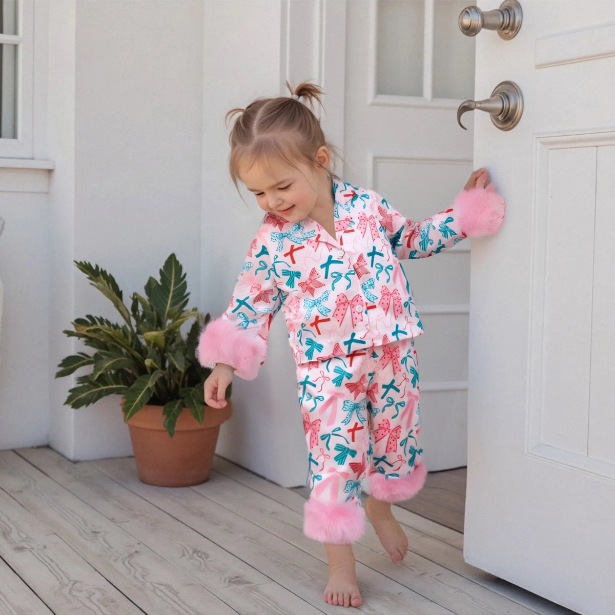 CHASON 2-Piece Christmas Pajama Set (0–3Y)
