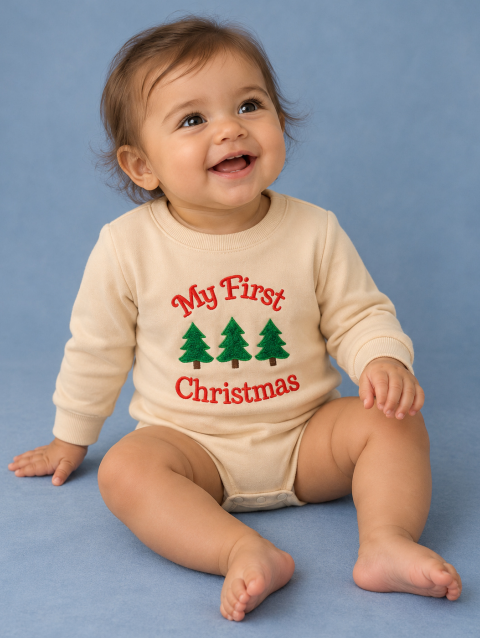 CHASON Baby Christmas Romper Outfit (0-18M)