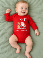 CHASON Baby Red Bodysuit (0-12M)