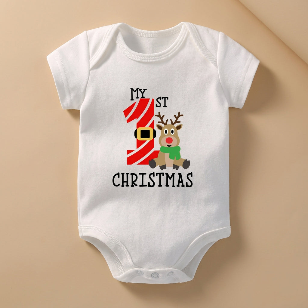 CHASON Christmas Romper (0-24M)