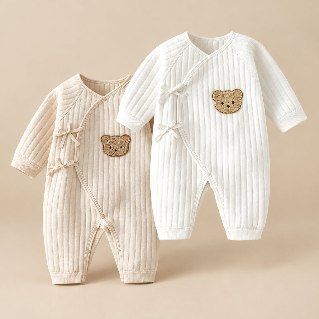 CHASON Long-Sleeve One-Piece Pajamas (0–6M)