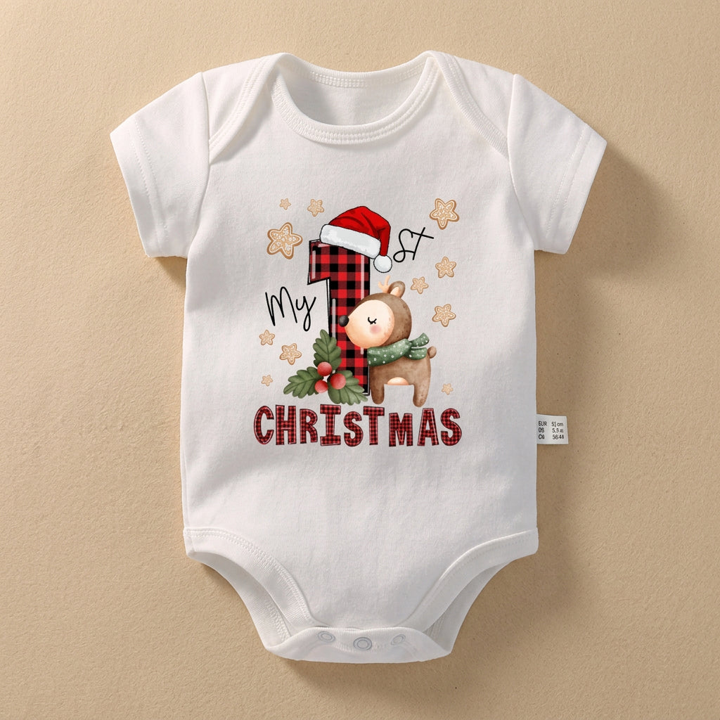 CHASON Christmas Romper (0-24M)