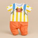 CHASON Short-Sleeve Anime Cosplay Romper (0–12M)