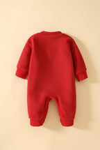 CHASON Baby Christmas Sweatshirt Rompers (0-24M)